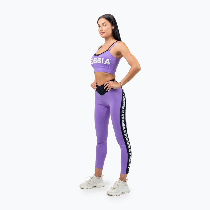 Podprsenka NEBBIA Flex lila fitness 2