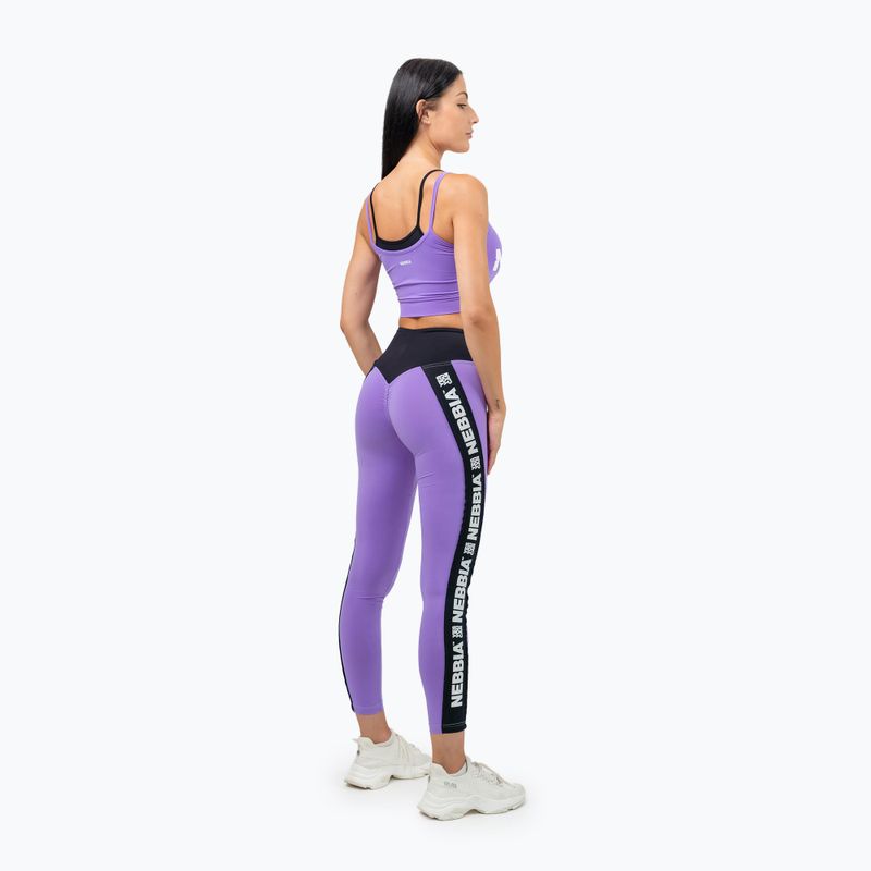 Podprsenka NEBBIA Flex lila fitness 3