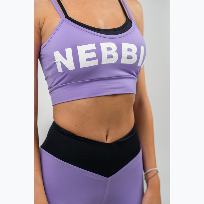 Podprsenka NEBBIA Flex lila fitness 4