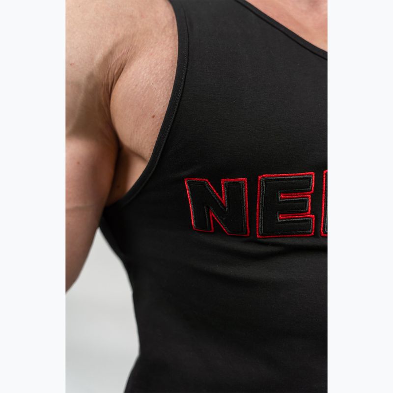 Pánske tréningové tielko NEBBIA Strenght black 3