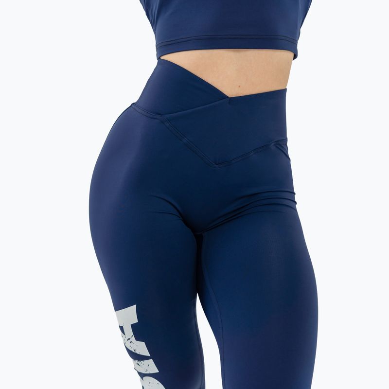 Dámske športové legíny NEBBIA Glute Check High Waisted dark blue 5