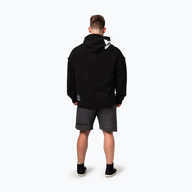 Pánska tréningová mikina NEBBIA NO BS Hoodie black 3