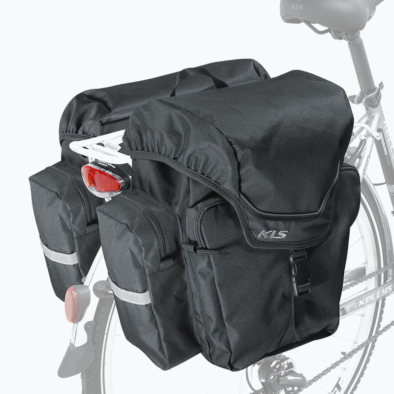 Brašňa na bicykel Kellys Adventure 40 l čierna