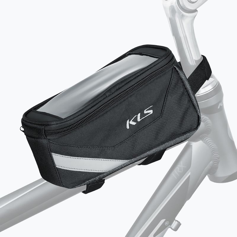 Rámová taška na bicykel Kellys čierna BRICK ECO 2