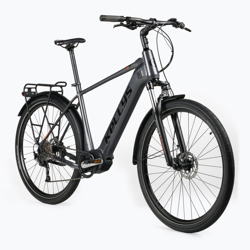 Kellys E-Carson 3 28" elektrický bicykel 725Wh šedý 69641 2
