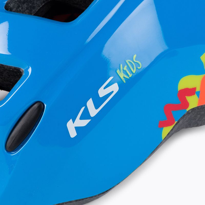 Detská cyklistická prilba Kellys modrá ZIGZAG 022 7
