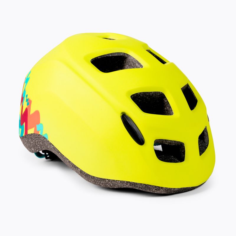 Detská cyklistická prilba Kellys žltá ZIGZAG 022