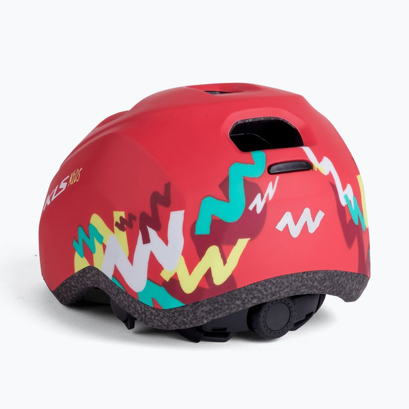 Detská cyklistická prilba Kellys červená ZIGZAG 022 3