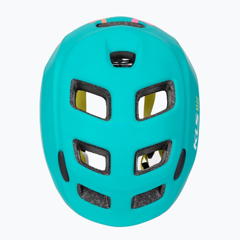 Detská cyklistická prilba Kellys Zigzag 022 turquoise 6