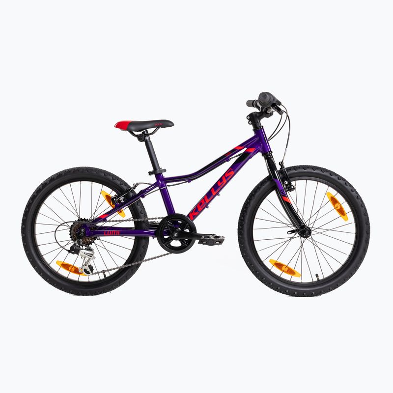 Detský bicykel Kellys Lumi 3 2" fialový 7239