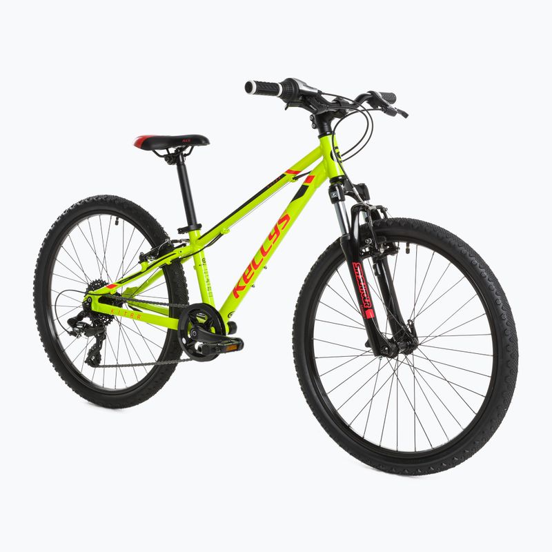 Detský bicykel Kellys Kiter 50 24" neónovo žltý 2