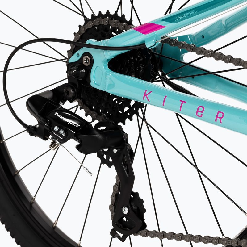 Detský bicykel Kellys Kiter 50 24" tyrkysový 3
