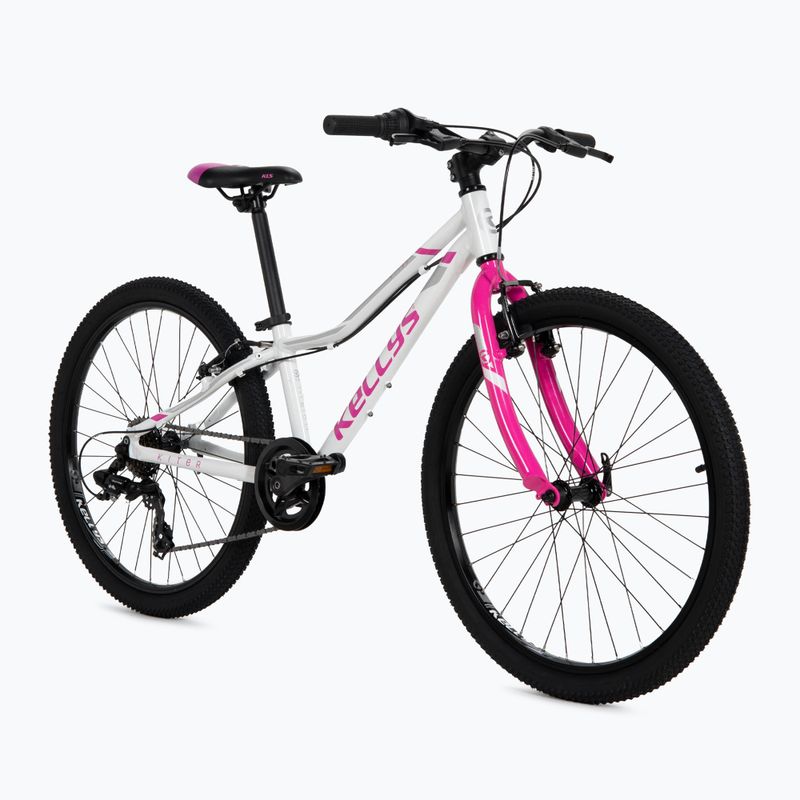 Detský bicykel Kellys Kiter 30 24" biely 2