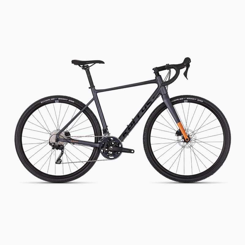 Gravelový bicykel Kellys Soot X50 graphite grey