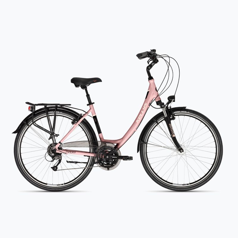Dámsky mestský bicykel Kellys Avery 70 28" rose gold"