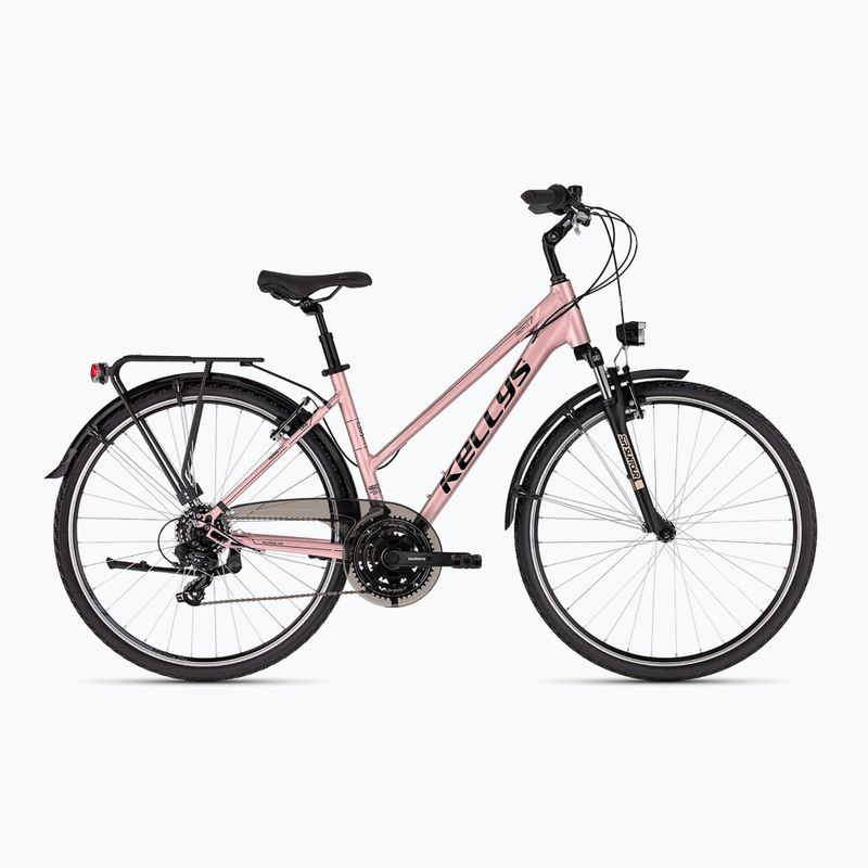 Kellys Cristy 10 28" rose gold trekking bicycle