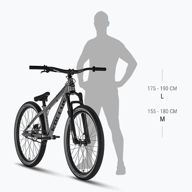 Dirtový bicykel Kellys Whip 10 DX 26" moonstone grey 3