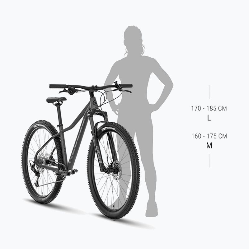 Dámsky horský bicykel Kellys Vanity X80 29" graphite grey 2