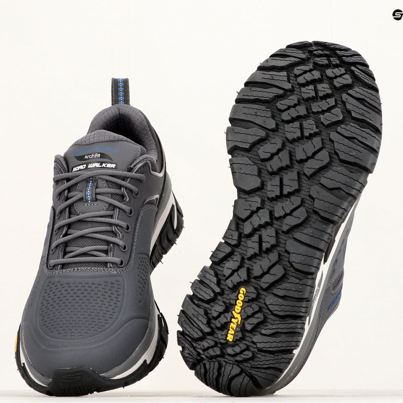 Pánska treková obuv SKECHERS Arch Fit Road Walker Recon charcoal 18