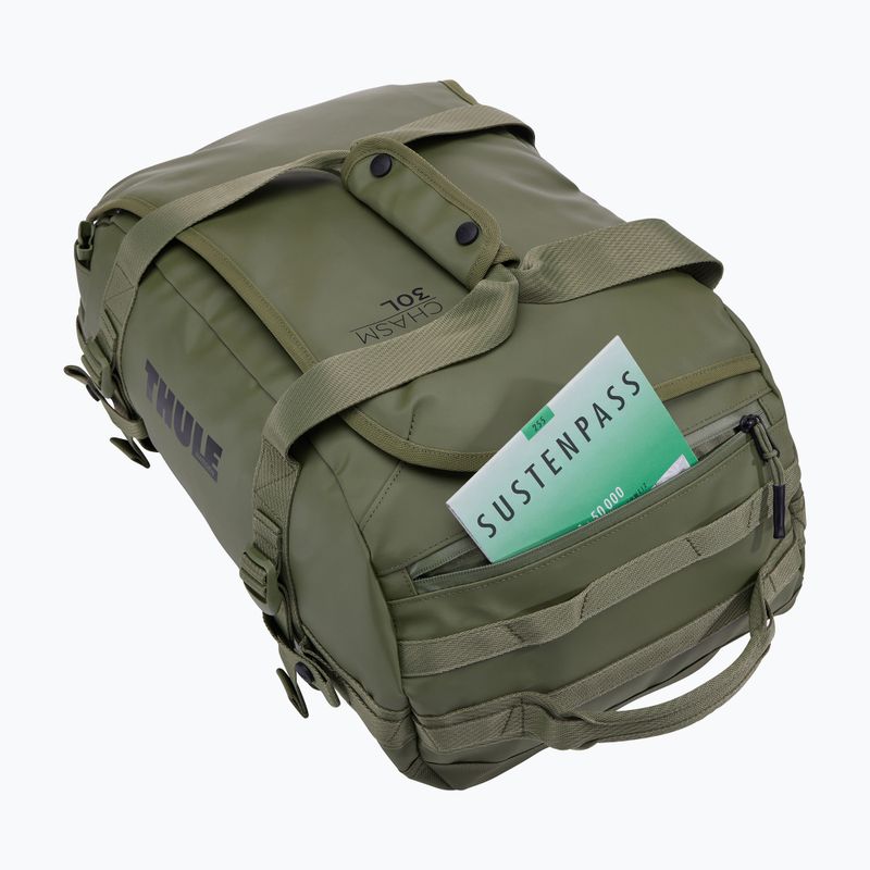 Cestovná taška Thule Chasm Recycled Duffel 30 l olivine 8
