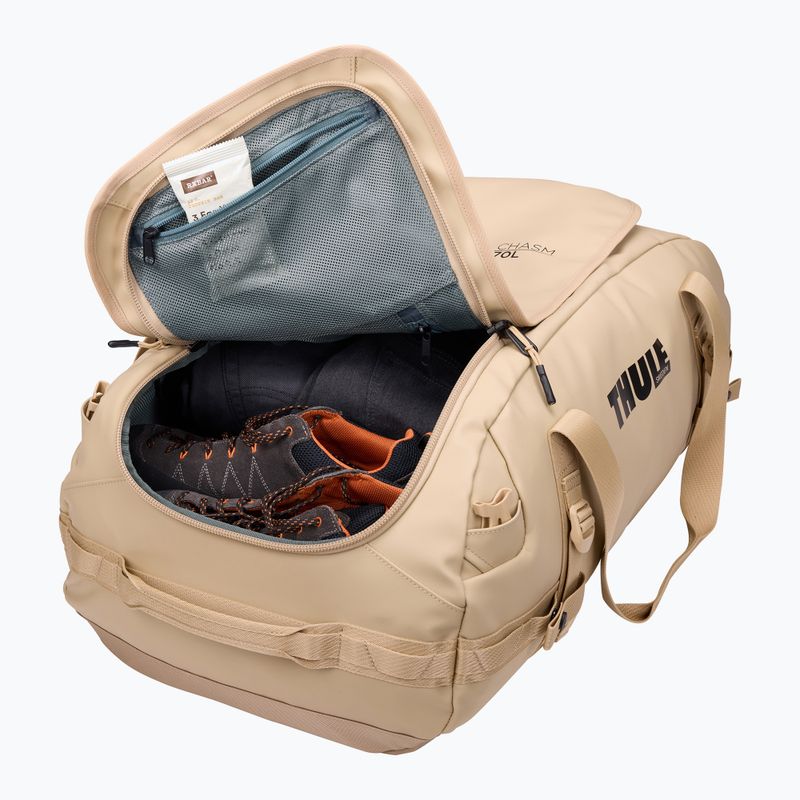 Cestovná taška Thule Chasm Duffel 70 l gentle beige 9