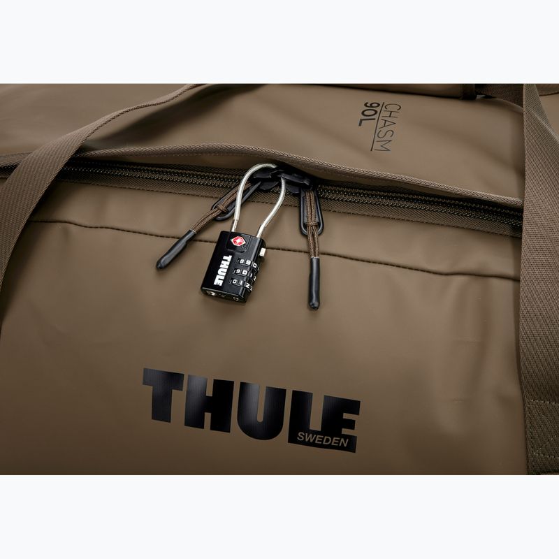 Cestovná taška Thule Chasm Duffel 90 l deep khaki 8