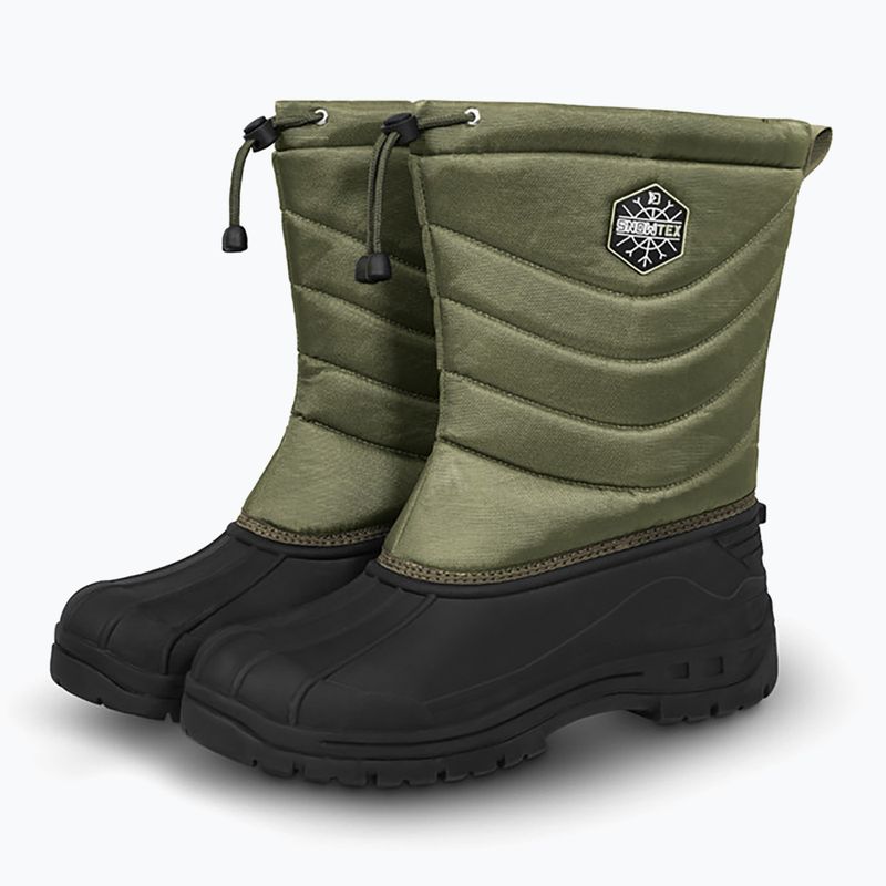 Zeleno-čierne zateplené gamaše Delphin SnowTex 7