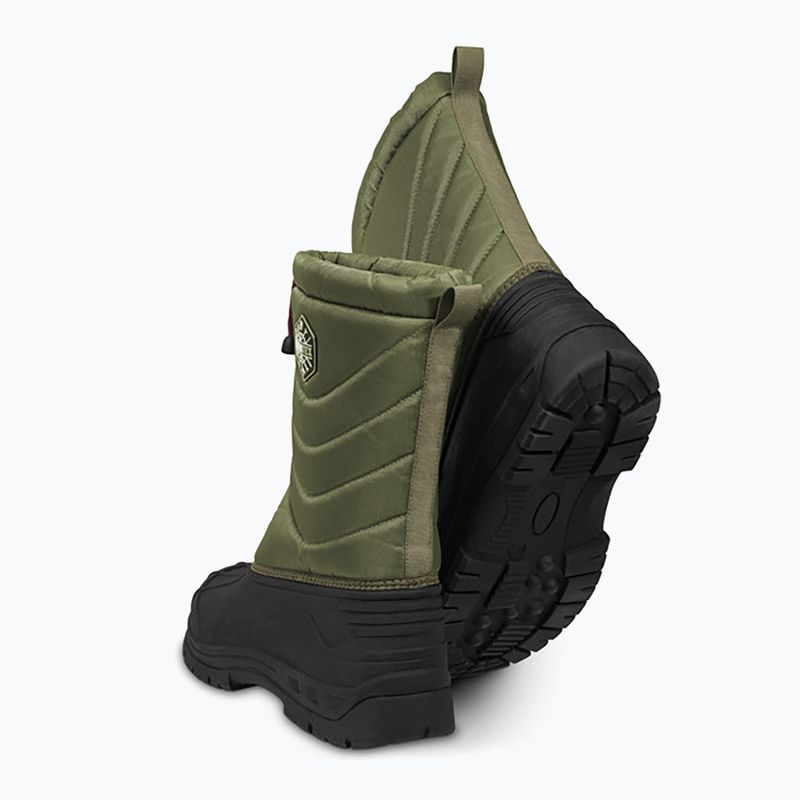 Zeleno-čierne zateplené gamaše Delphin SnowTex 9