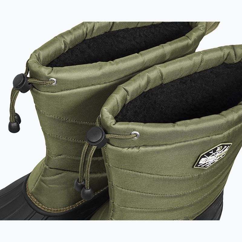 Zeleno-čierne zateplené gamaše Delphin SnowTex 10