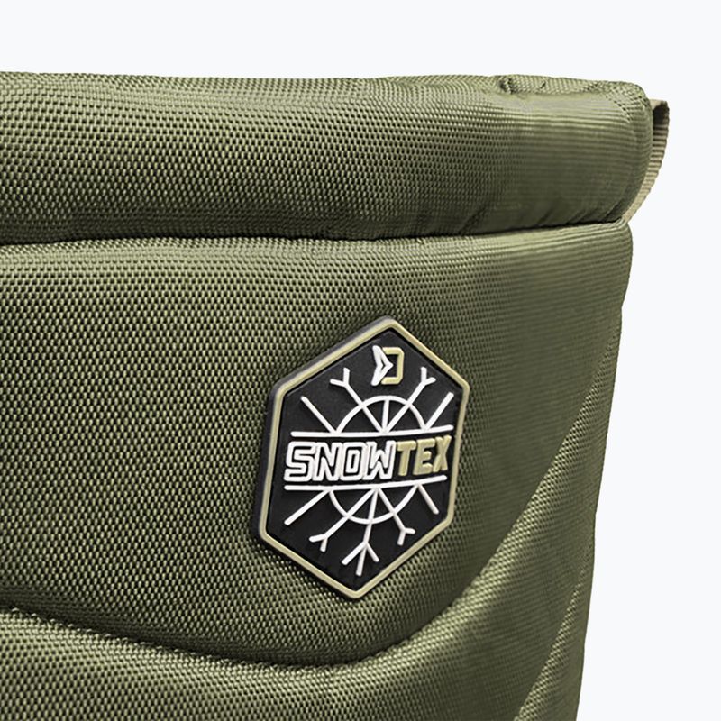 Zeleno-čierne zateplené gamaše Delphin SnowTex 11