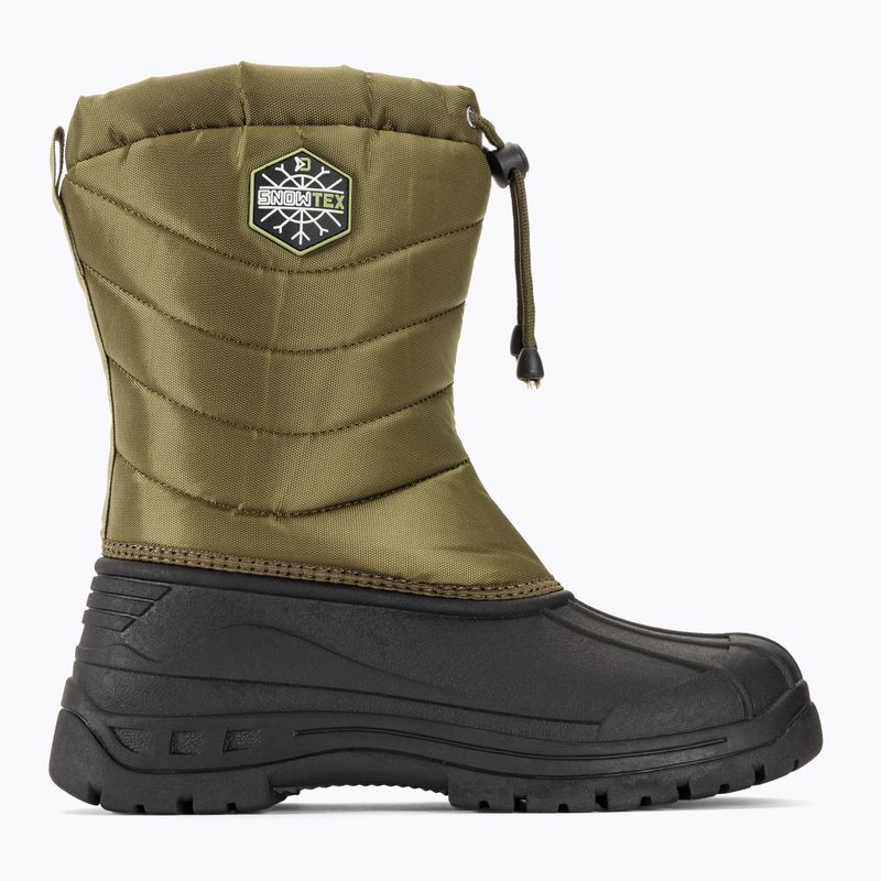 Zeleno-čierne zateplené gamaše Delphin SnowTex 2
