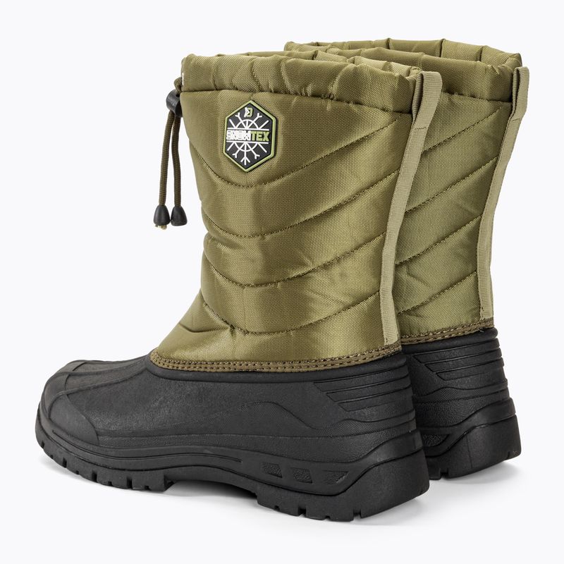 Zeleno-čierne zateplené gamaše Delphin SnowTex 3