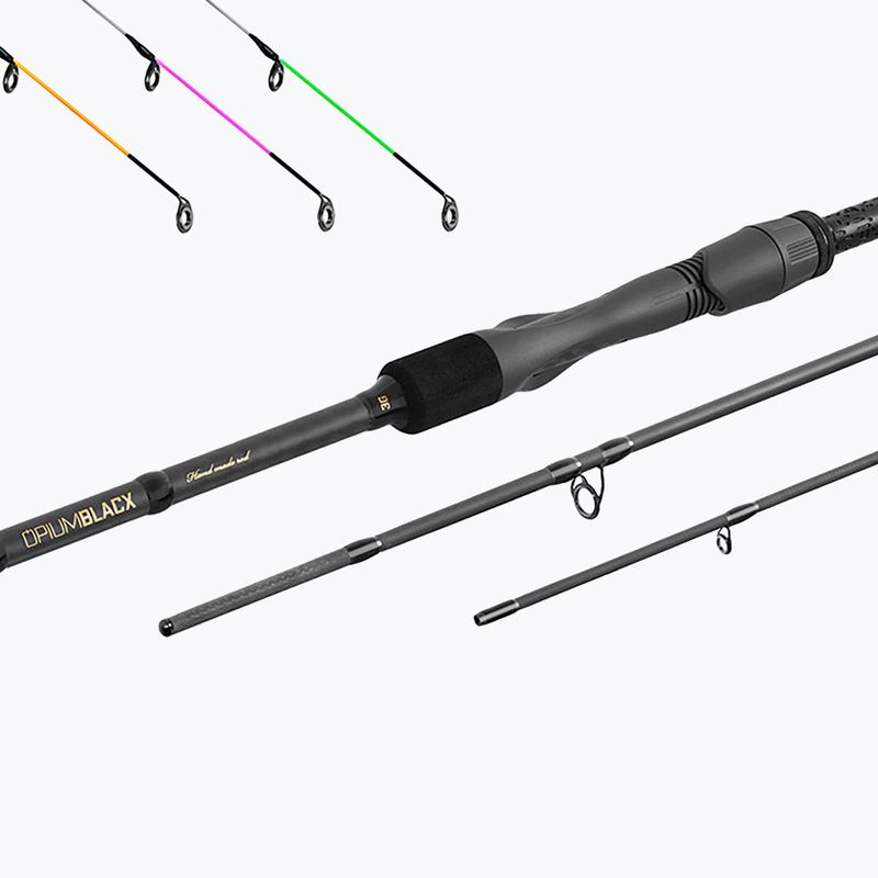 Delphin Opium BlacxFEEDER 3G TechnoCORK feederový prút + 3 špičky 6