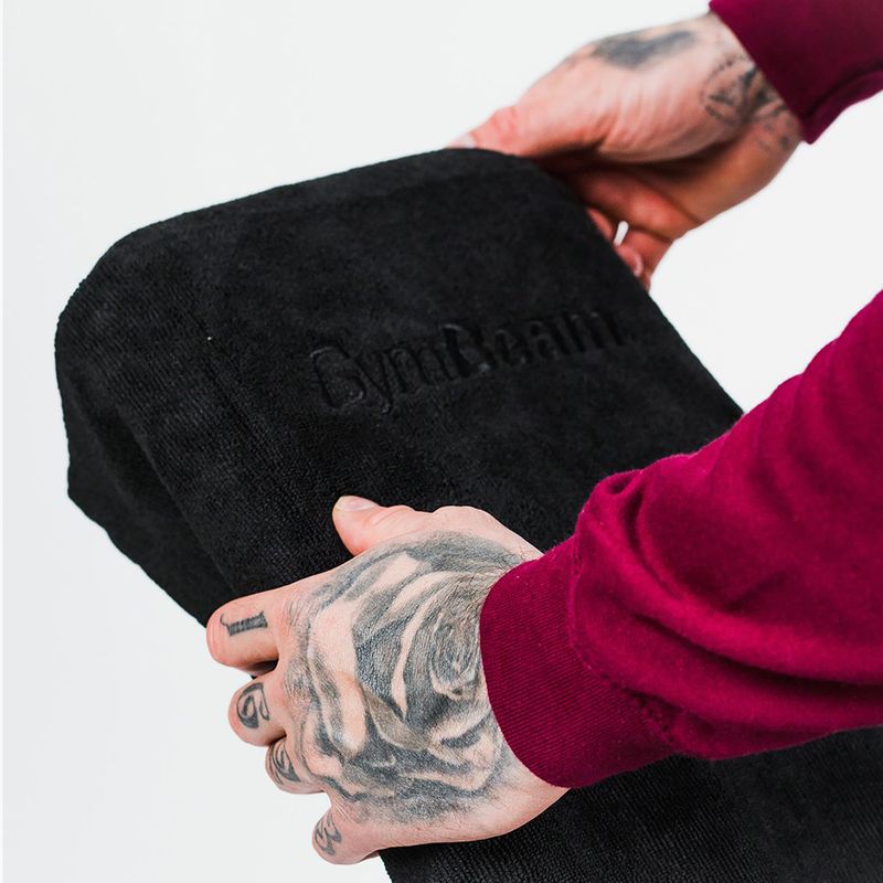 Rýchloschnúci uterák GymBeam Microfibre Sports black 5