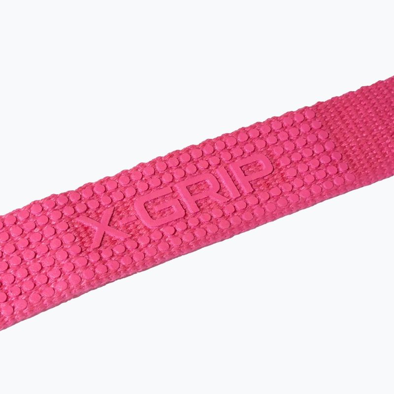Vzpieračské trhačky GymBeam X-Grip pink 4