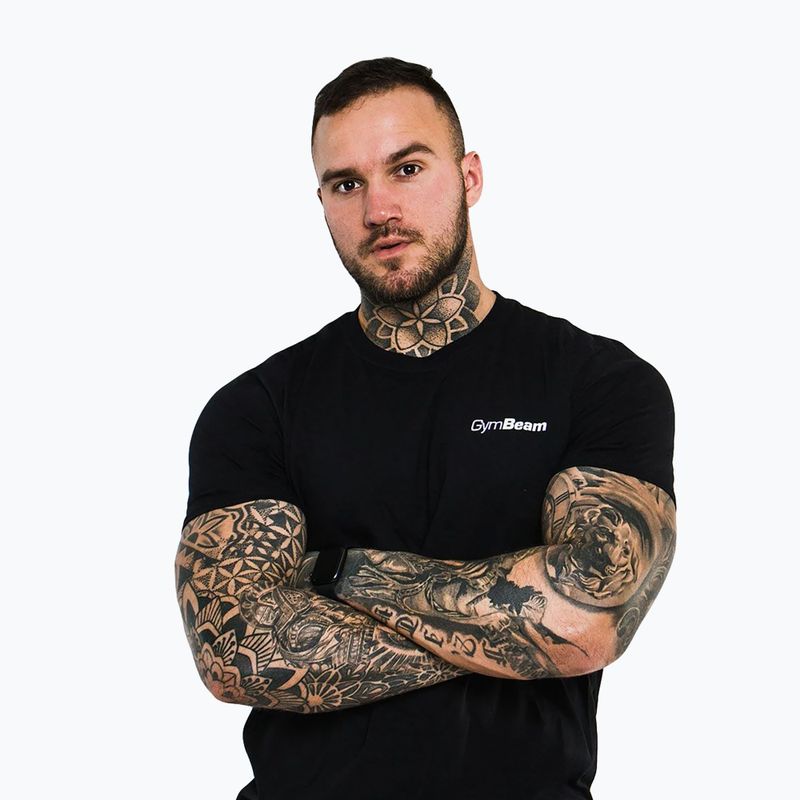 Pánske tričko GymBeam Basic black 3