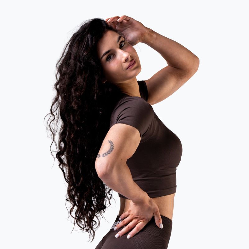 Dámske tréningové tielko  NEBBIA Power dark brown 3