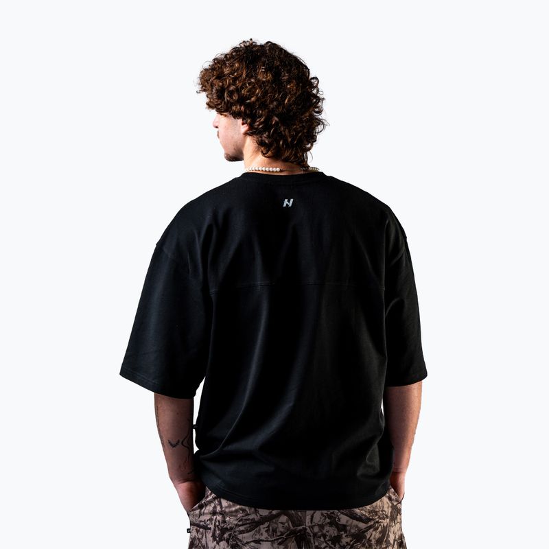 Pánske tréningové tričko NEBBIA Power Oversize black 3