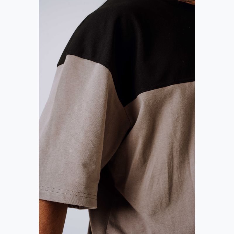 Pánske tréningové tričko NEBBIA Power Oversize light brown ash 7