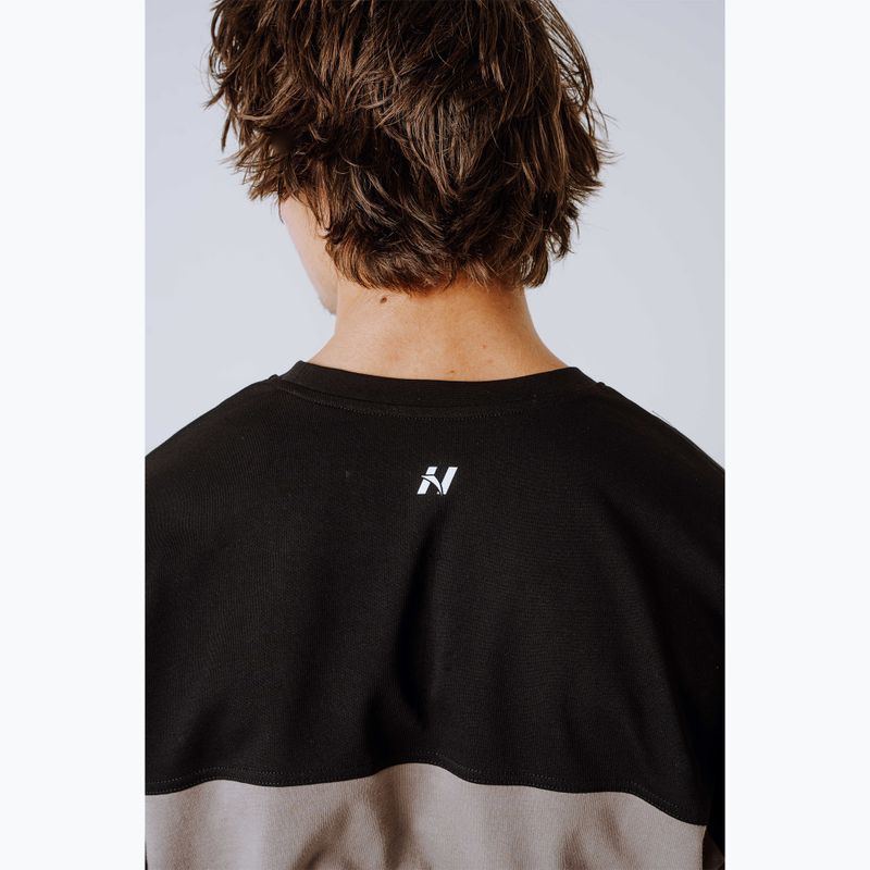 Pánske tréningové tričko NEBBIA Power Oversize light brown ash 8