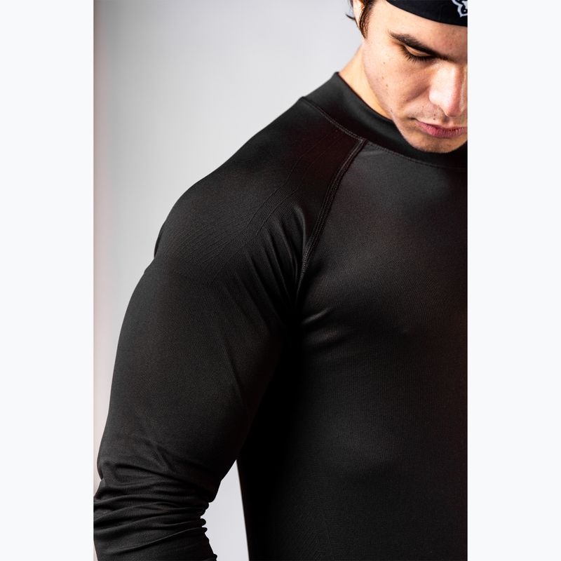 Pánske tréningové tričko longsleeve NEBBIA Power black 5
