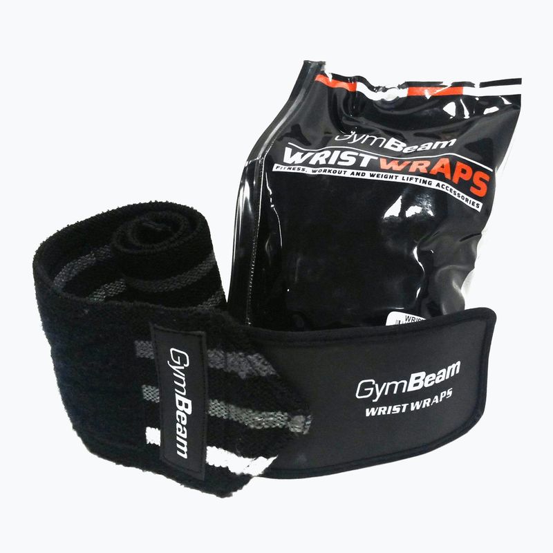 Bandáže na zápästie GymBeam black 2