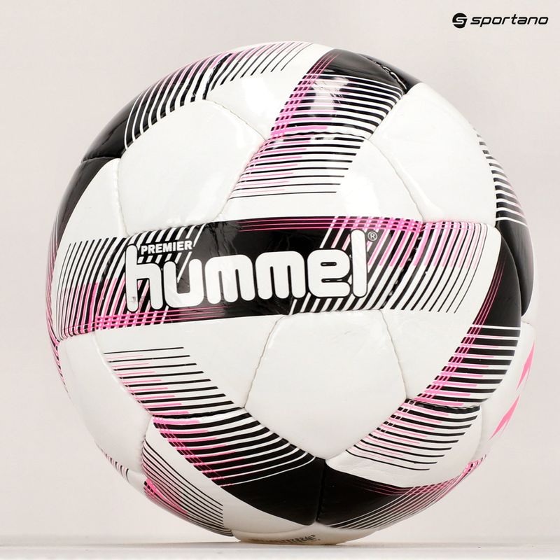 Hummel Premier FB futbalová lopta biela/čierna/ružová veľkosť 4 5