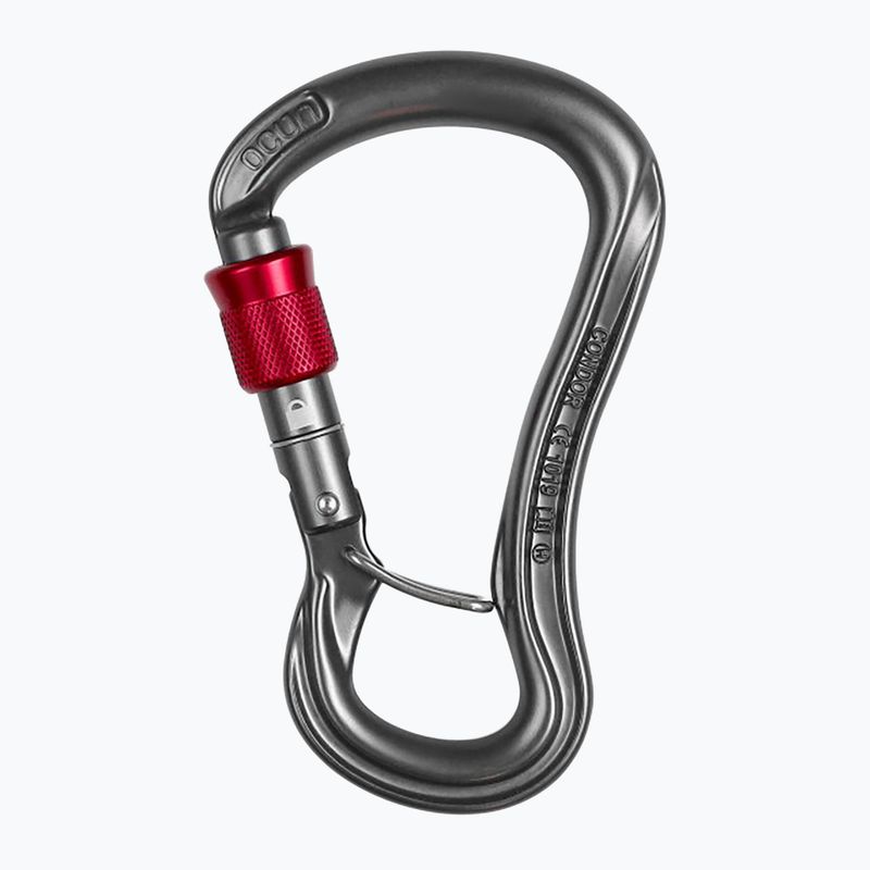 Karabínka Ocun Condor HMS Screw anthracite