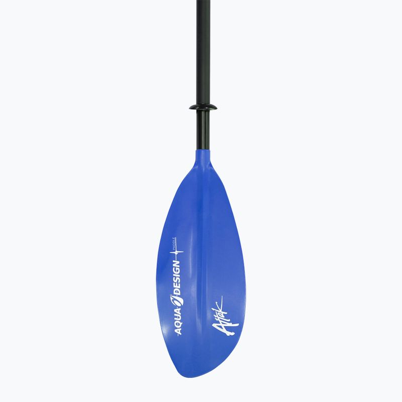 Kajakárske pádlo 4-dielne AQUADESIGN K1 Attak 4 blue 2