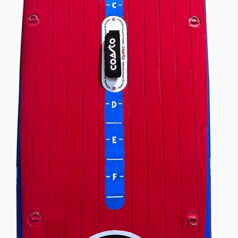Coasto Turbo 12'6'' modrá/červená SUP doska 5