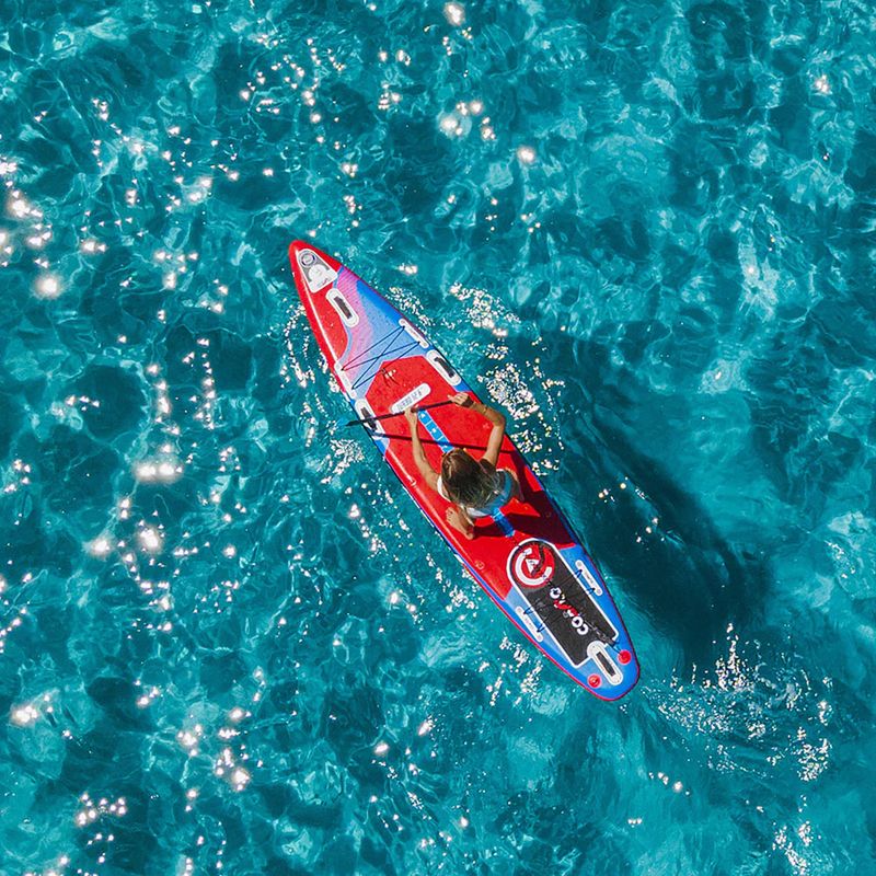 Coasto Turbo 12'6'' modrá/červená SUP doska 13