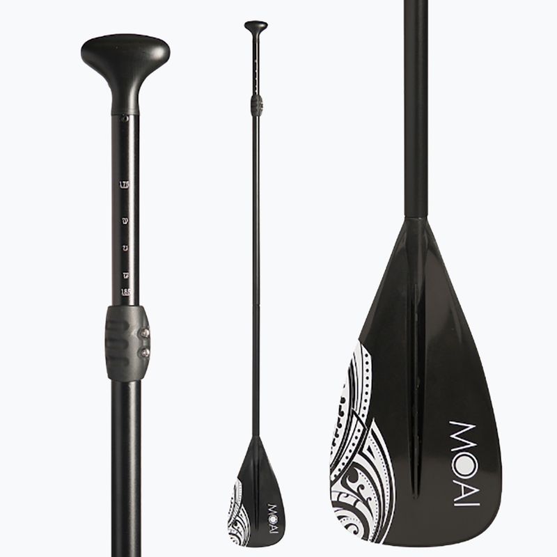 SUP pádlo 3-dielne MOAI Standard ALU 3D M-21P01 2