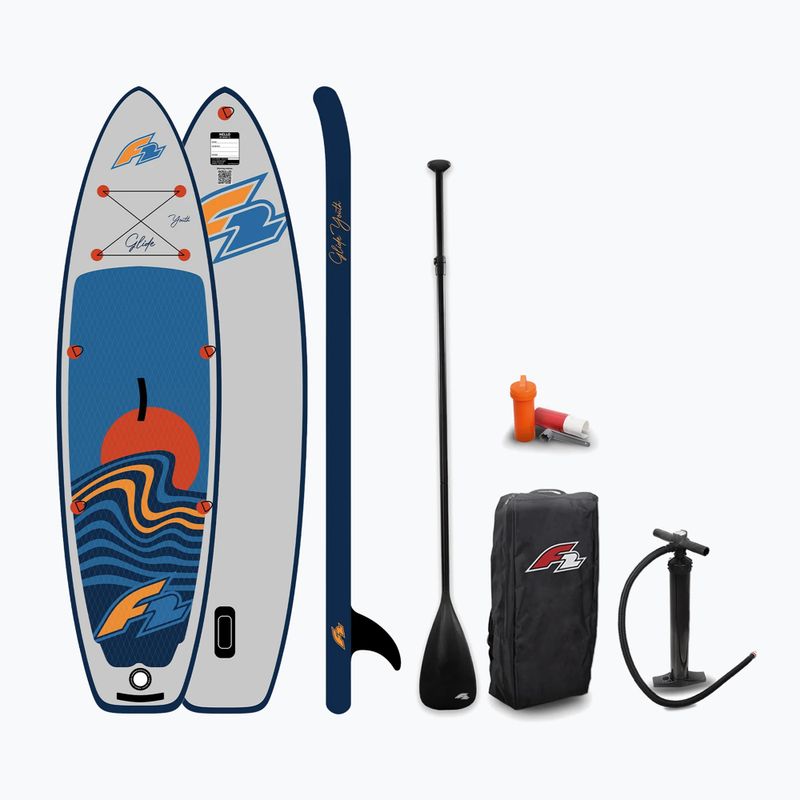 Detský paddleboard F2 Glide Windsurf/Wing Youth 10'0" grey