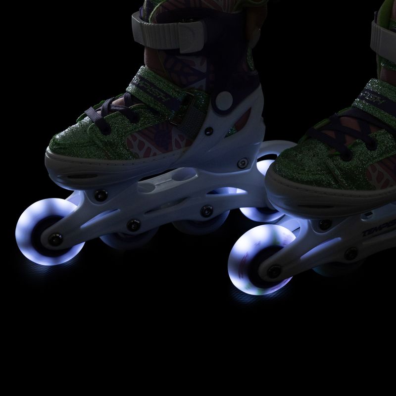 Detské kolieskové korčule Tempish Bam-Bu Flash white/pink 9